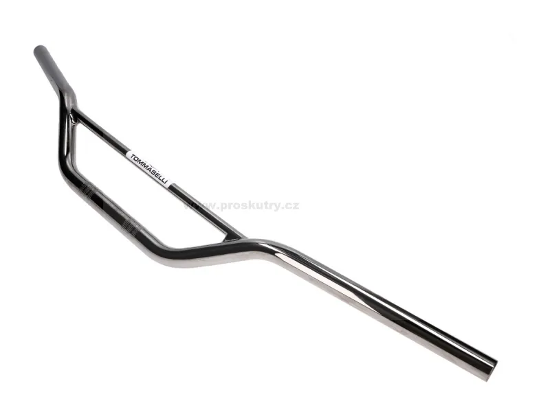 Časově Omezené Řídítka Tommaselli High Bend Off-Road 846mm / 22mm - pochromovaná