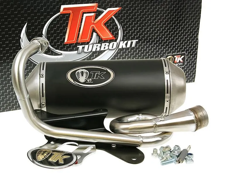 Horká Nabídka Výfuk Turbo Kit GMax 4T E-marked pro Piaggio Zip 50 4-takt, Derbi 4-takt
