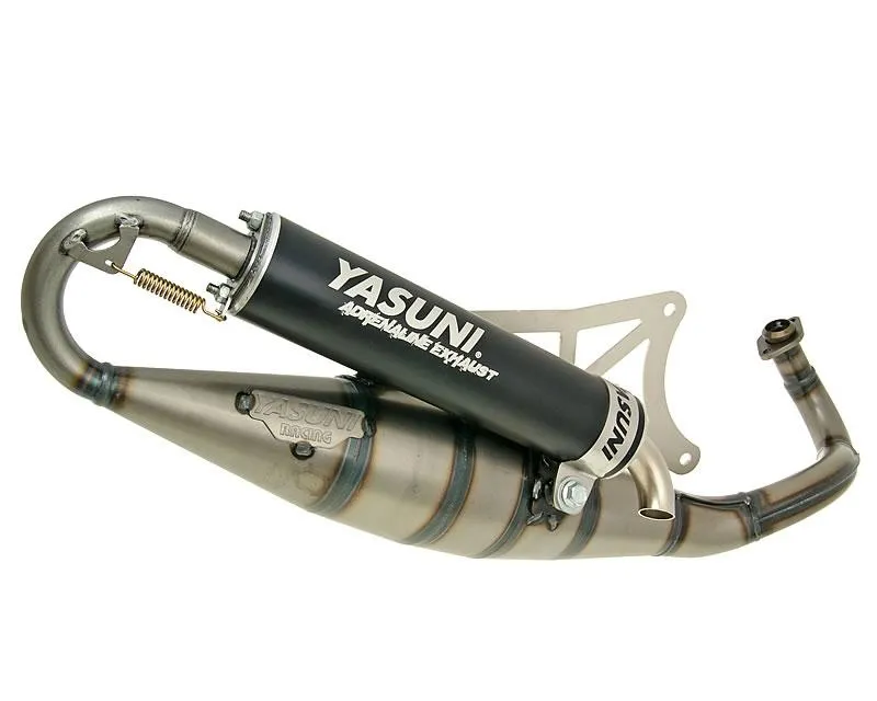 Výfuk Yasuni Scooter R black E-marked pro Piaggio Nejprodávanější