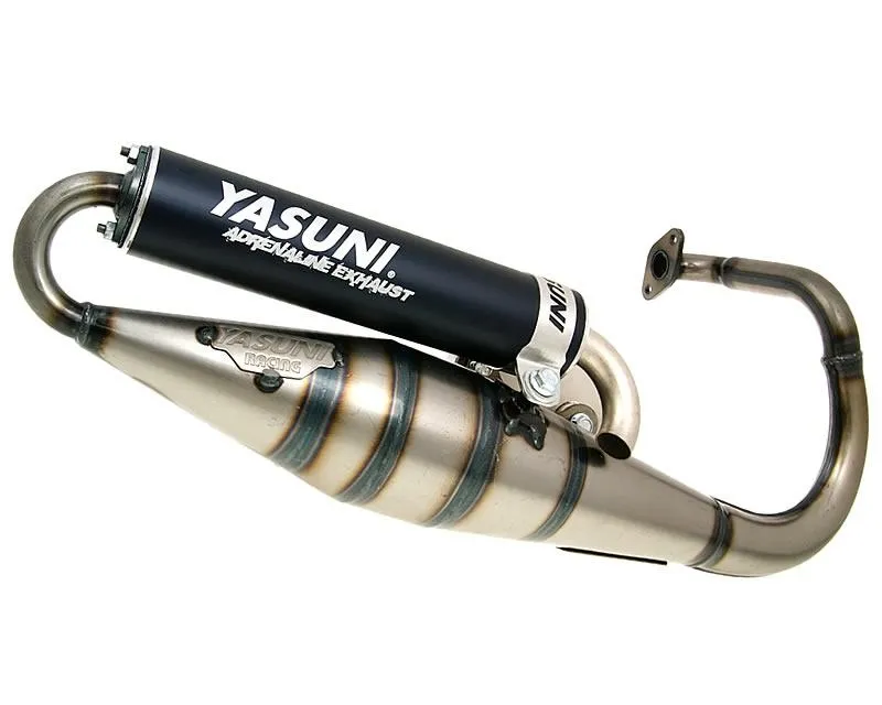 Výfuk Yasuni Scooter Z black E-marked pro Peugeot vertikální Výhodná Nabídka