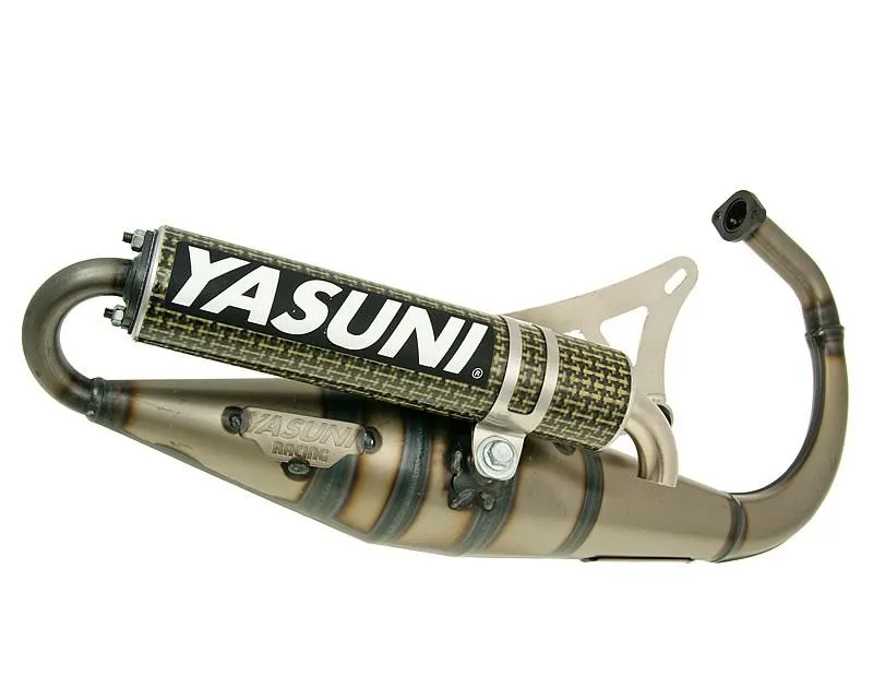 Výfuk Yasuni Scooter Z yellow carbon E-marked pro Minarelli vertikální Sezónní Sleva